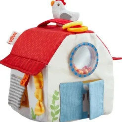 Haba Babyspeelgoed|Knuffelspeelgoed^Speelkubus Stoffen Boerderij