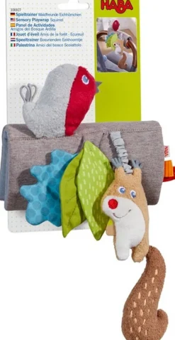 Haba Babyspeelgoed|Knuffelspeelgoed^Speeltrainer Bosvrienden Eekhoorn