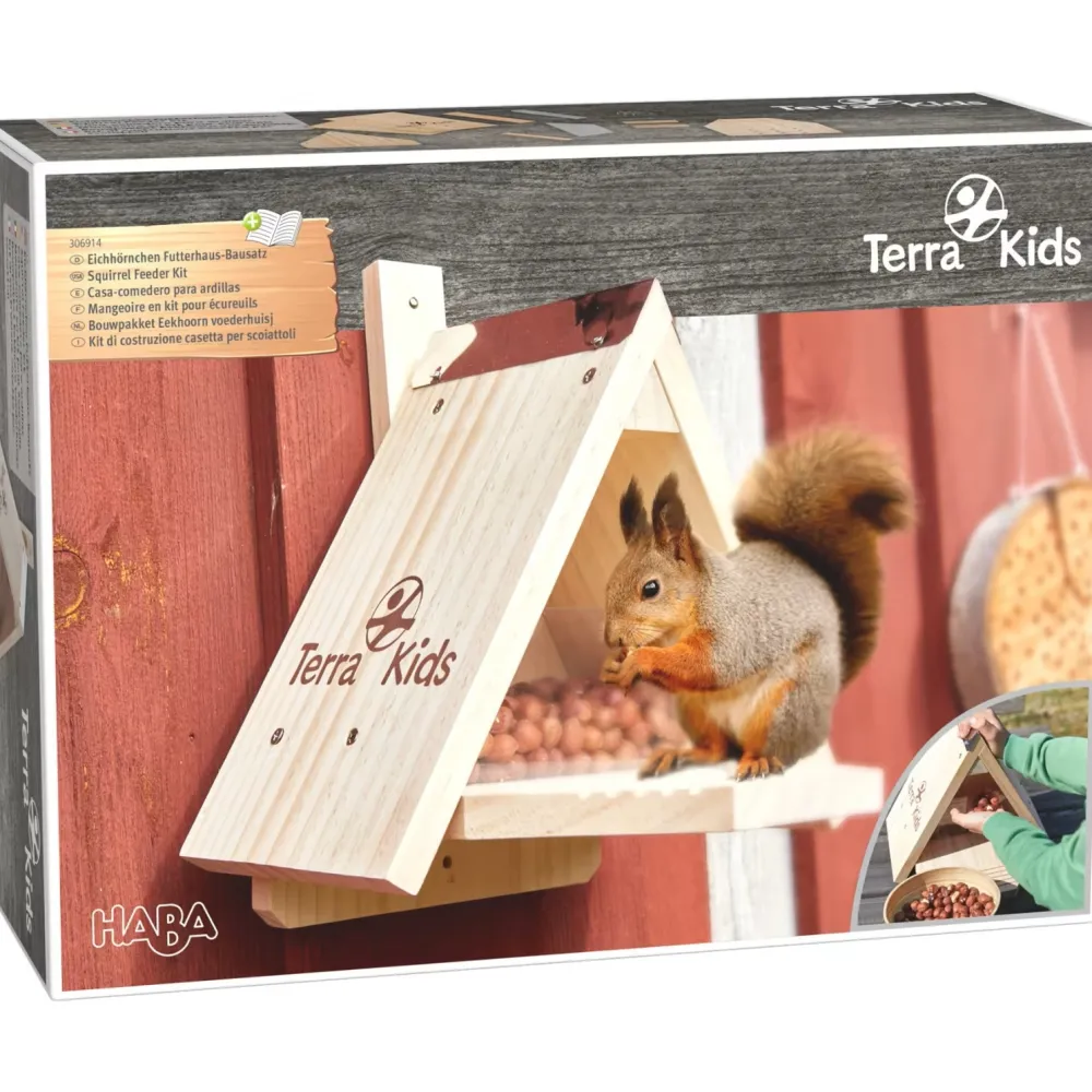 Haba Buitenspeelgoed^Terra Kids Bouwpakket Eekhoorn Voederhuisje