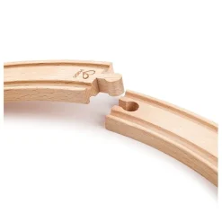 Hape Treinen^Spoorbaan Uitbreiding Bocht Lang 4-delig