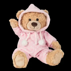 Hermann Teddy Kraamcadeaus^Knuffel Beer met Pyjama Roze