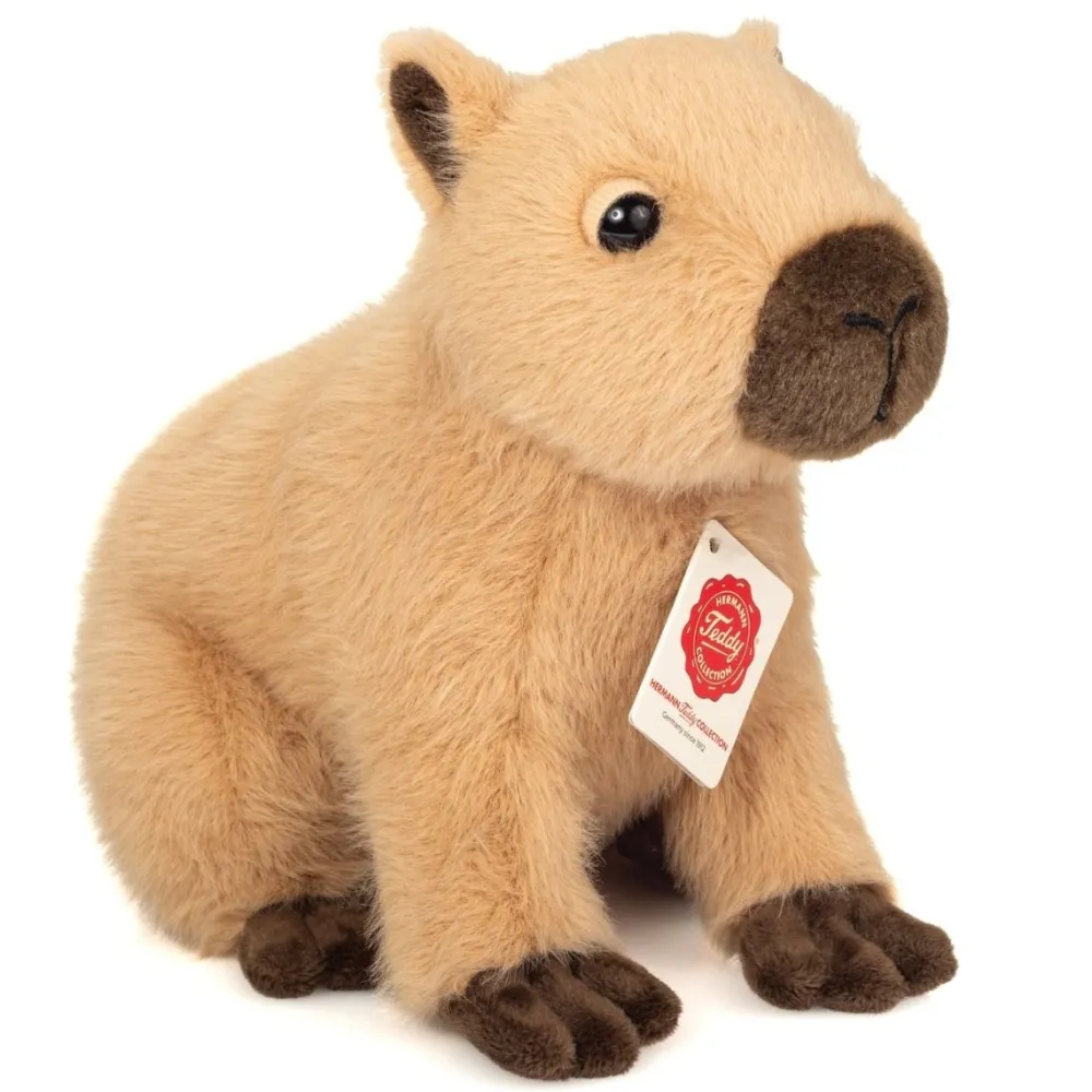 Hermann Teddy Hermann Teddy Collection^Knuffel Capibara 25 cm