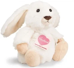 Hermann Teddy Hermann Teddy Herzekind^Knuffel Konijn Poppi Wit