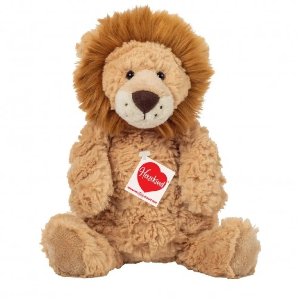 Hermann Teddy Hermann Teddy Herzekind|Hermann Teddy Collection^Knuffel Leeuw Roary 28 cm