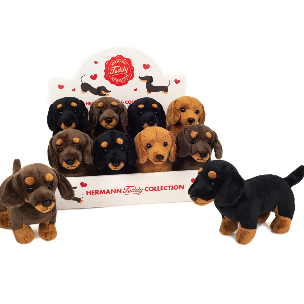 Hermann Teddy Hermann Teddy Collection^Knuffel Teckel Staand 21 cm