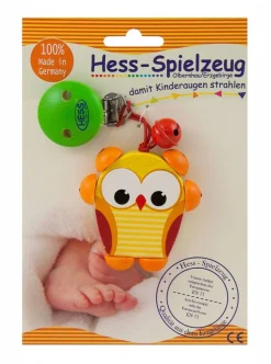 Hess Babyspeelgoed^Clipfiguur Uil Geel