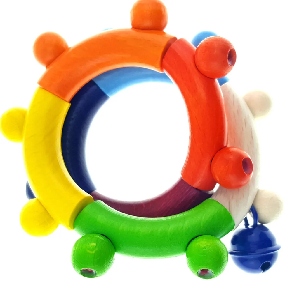 Hess Babyspeelgoed^Grijpfiguur Rammelaar Acht Blauw