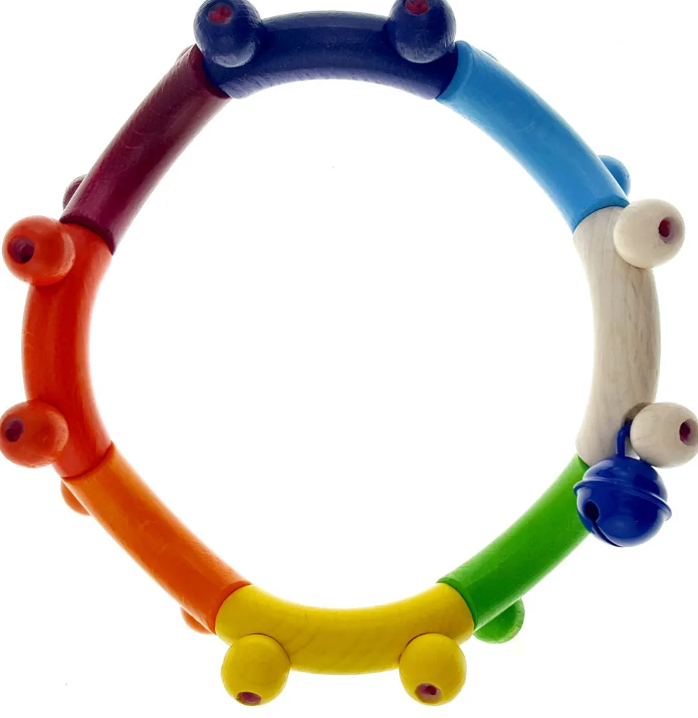 Hess Babyspeelgoed^Grijpfiguur Rammelaar Acht Blauw