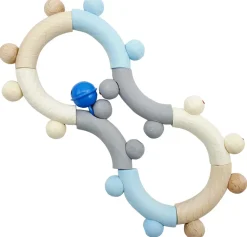 Hess Babyspeelgoed^Grijpfiguur Rammelaar Acht Blauw