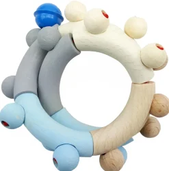 Hess Babyspeelgoed^Grijpfiguur Rammelaar Acht Blauw