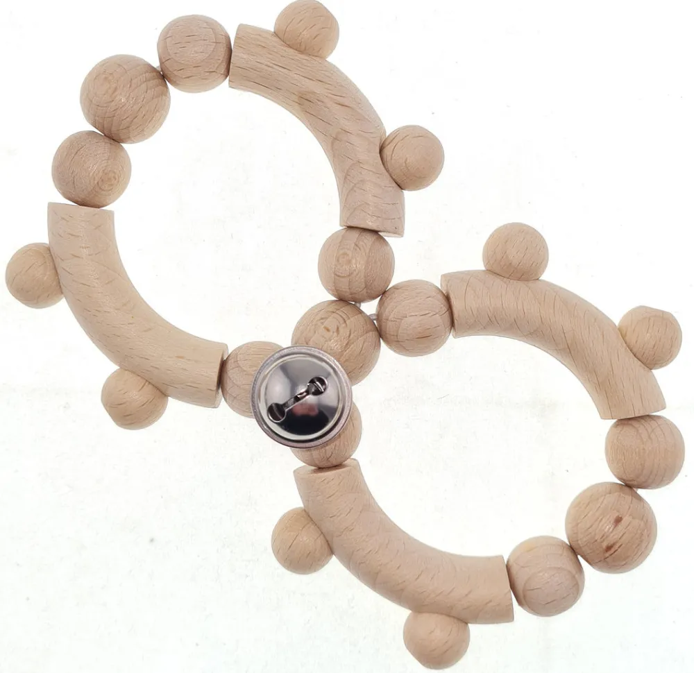 Hess Babyspeelgoed^Grijpfiguur Rammelaar Acht Kogels Natuurlijk