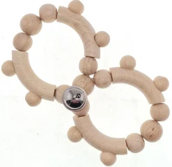 Hess Babyspeelgoed^Grijpfiguur Rammelaar Acht Kogels Natuurlijk