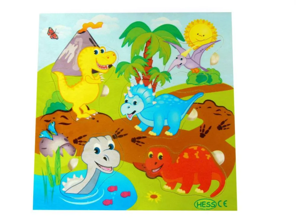 Hess Houten Puzzels^Puzzel Dino Hout