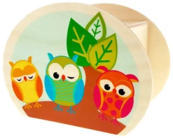 Hess Spaarpotten^Spaarpot Uilen Hout