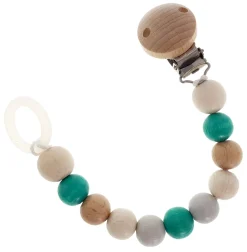 Hess Babyspeelgoed^Speenketting Nature Turkoois