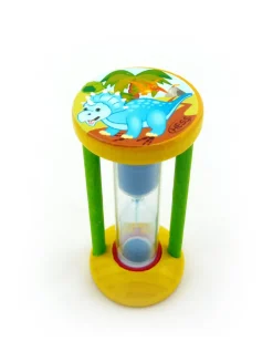 Hess Kleine Cadeautjes|Kleine Cadeaus^Tandenpoetsklok Dino Hout