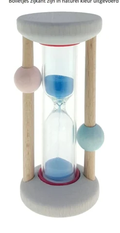 Hess Kleine Cadeautjes|Kleine Cadeaus^Zandloper Tandenpoetsen Naturel Hout