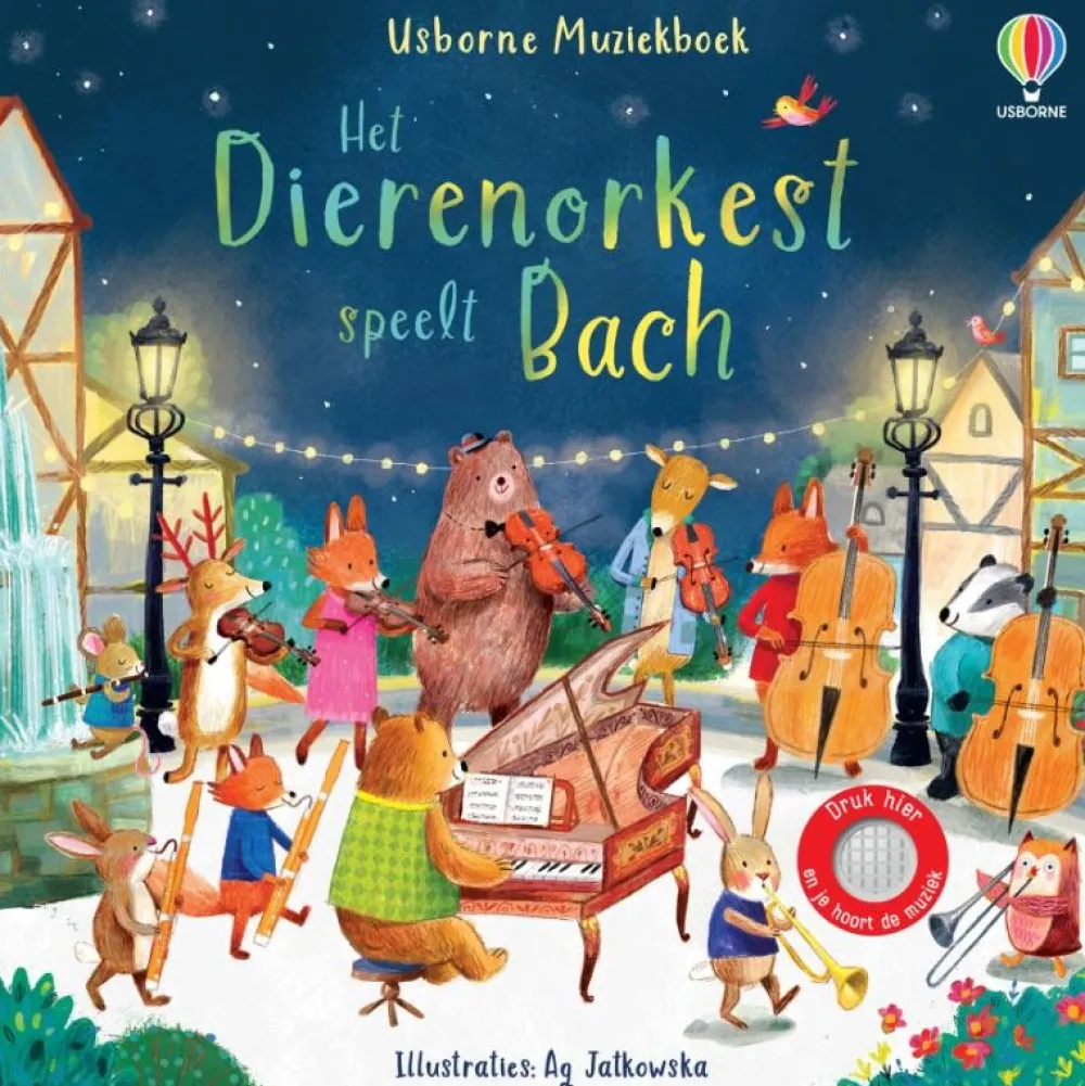 Uitgeverij Usborne Geluidenboeken^Het Dierenorkest speelt Bach / druk 1