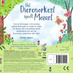 Uitgeverij Usborne Geluidenboeken|Bekijk Alles^Het dierenorkest speelt Mozart