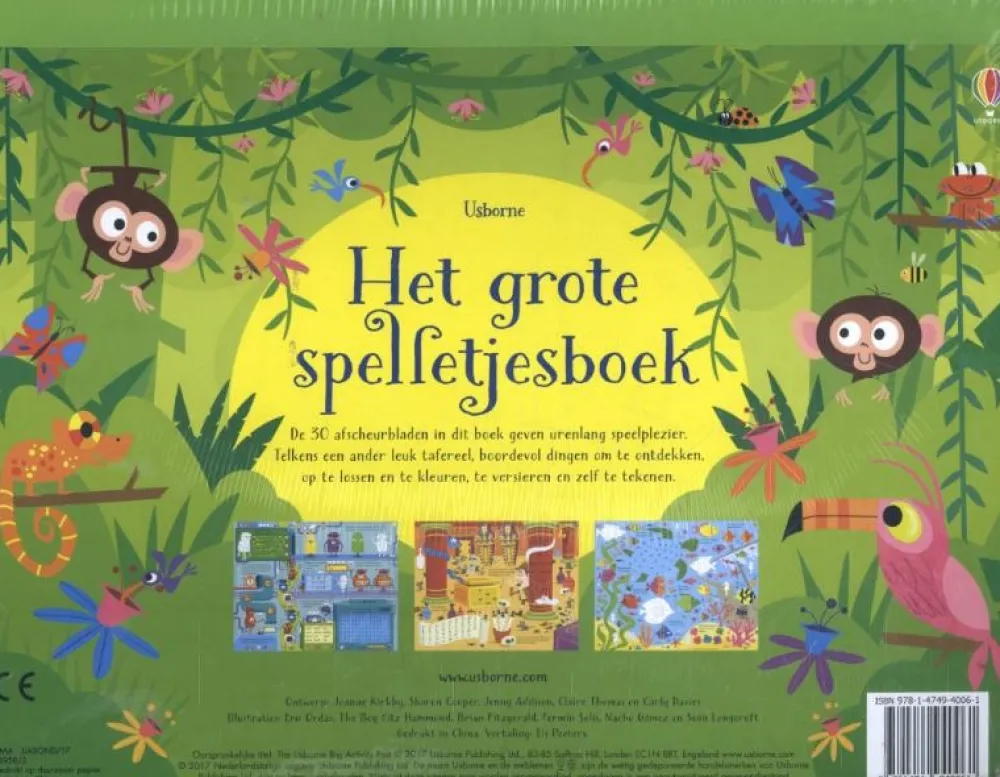 Uitgeverij Usborne Hobbyboeken^Het grote spelletjesboek
