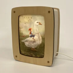 Het Houtlokael Lampen^Kaartenlamp Luxe Esdoornhout