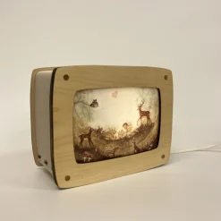 Het Houtlokael Lampen^Kaartenlamp Luxe Esdoornhout