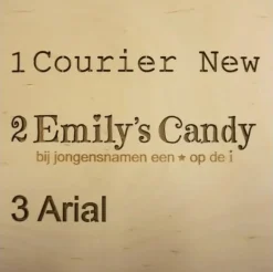 Het Houtlokael Lampen|Kraamcadeaus^Naamlamp 3D Kasteel Hout