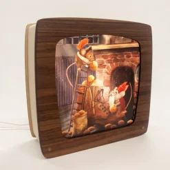 Het Houtlokael Lampen^Seizoenslamp Premium Walnotenhout Walnut