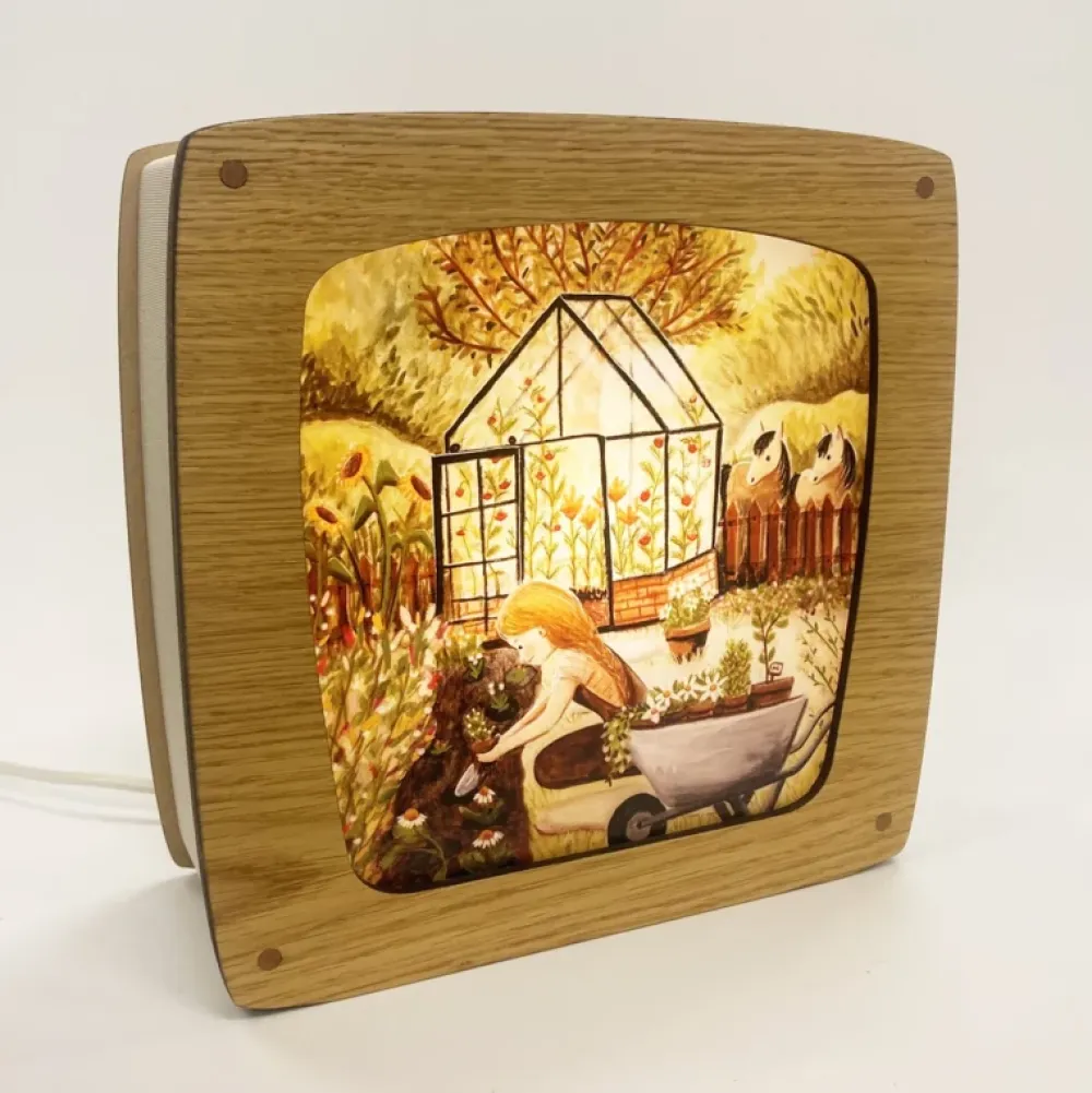 Het Houtlokael Lampen^Seizoenslamp Premium Eikenhout Oak