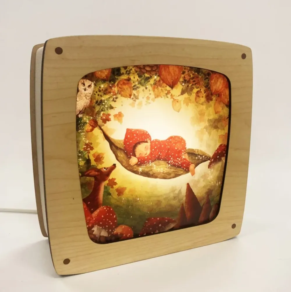 Het Houtlokael Lampen^Seizoenslamp Premium Esdoornhout Maple