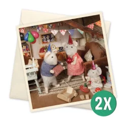 Sam&Julia Het Muizenhuis Wenskaarten^Het Muizenhuis Kaarten Party Set 10-delig