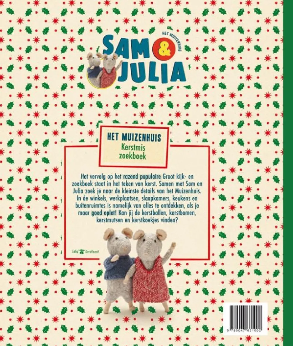 Sam&Julia Het Muizenhuis Prentenboeken^Het Muizenhuis Kerstmis Zoekboek