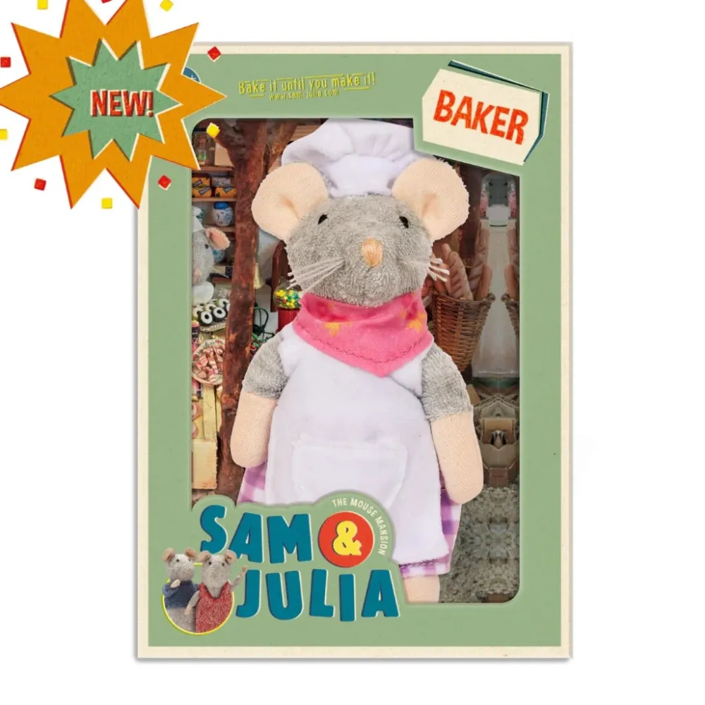 Sam&Julia Het Muizenhuis Het Muizenhuis^Het Muizenhuis Knuffelmuis De Bakker