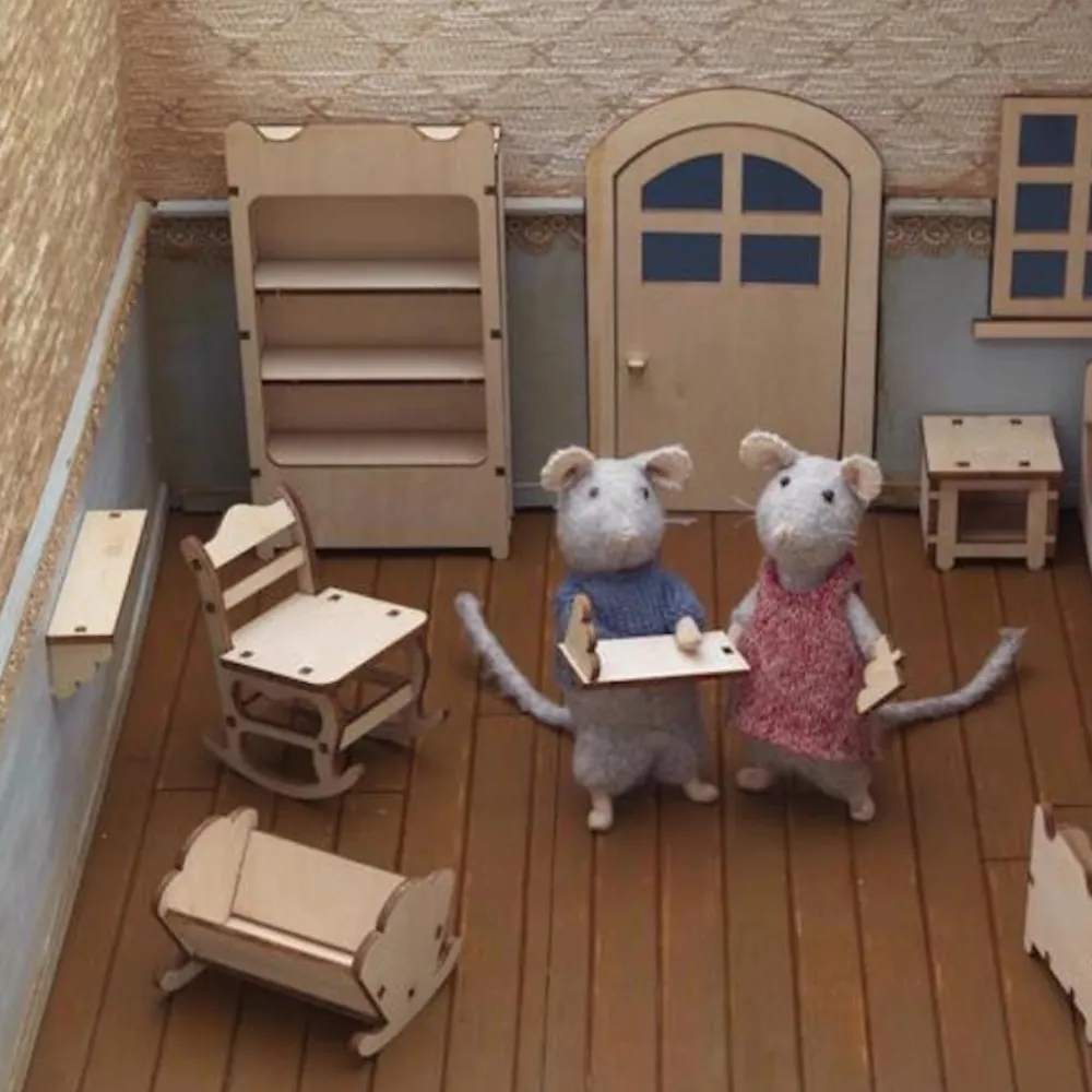 Sam&Julia Het Muizenhuis Creatief^Het Muizenhuis Meubelkit - Kinderkamer