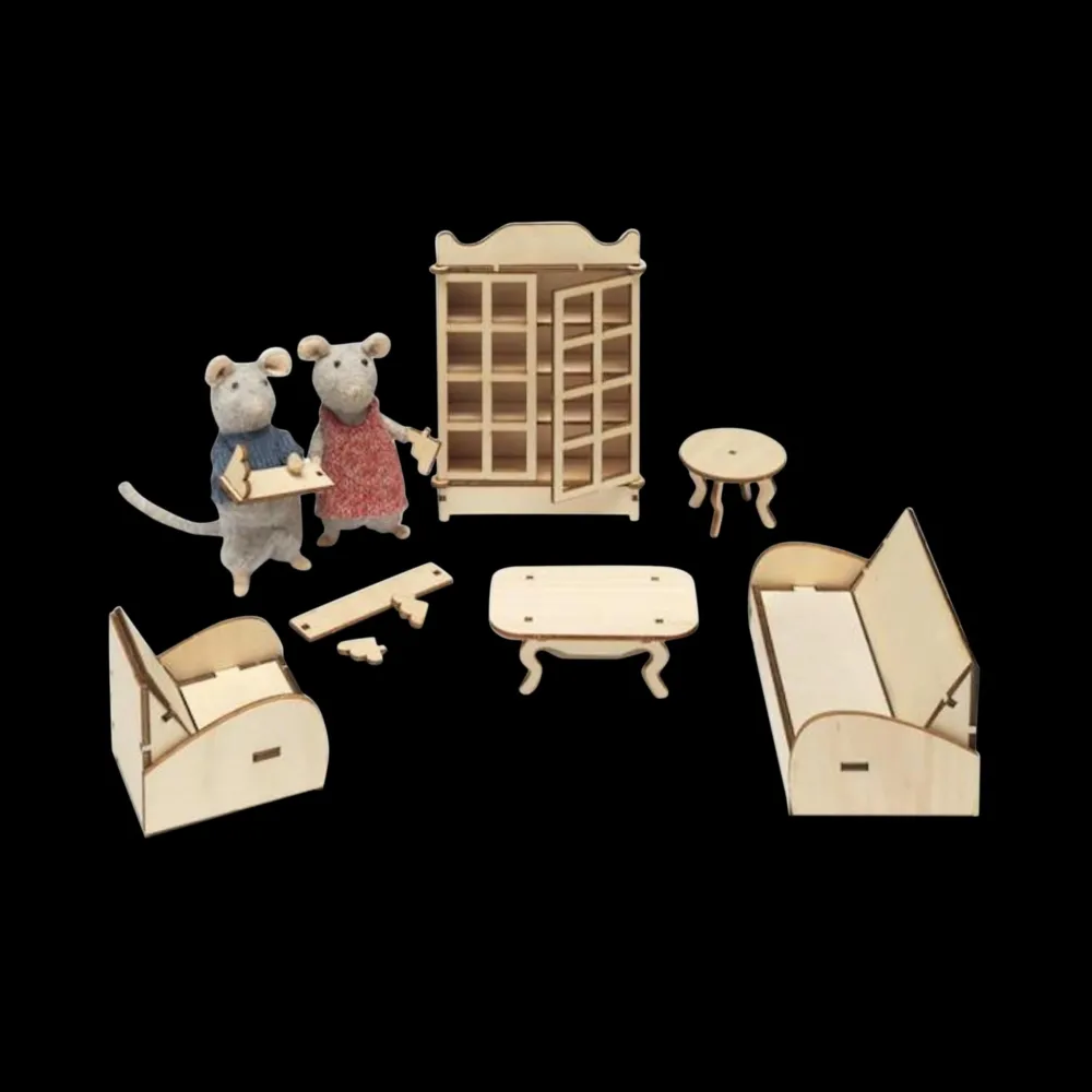 Sam&Julia Het Muizenhuis Creatief^Het Muizenhuis Meubelkit - Woonkamer