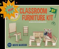 Sam&Julia Het Muizenhuis Creatief^Het Muizenhuis Meubelkit - Klaslokaal