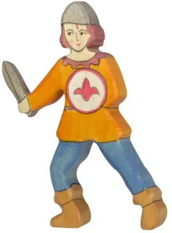 Holztiger Figuren En Toebehoren^Jongen Oranje Hemd 80243