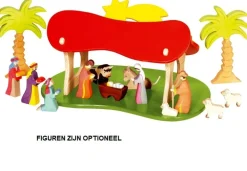 Holztiger Figuren En Toebehoren|Kerst^Kerststal Schuur 80312