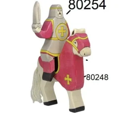 Holztiger Figuren En Toebehoren^Paard Toernooipaard Rood 80248