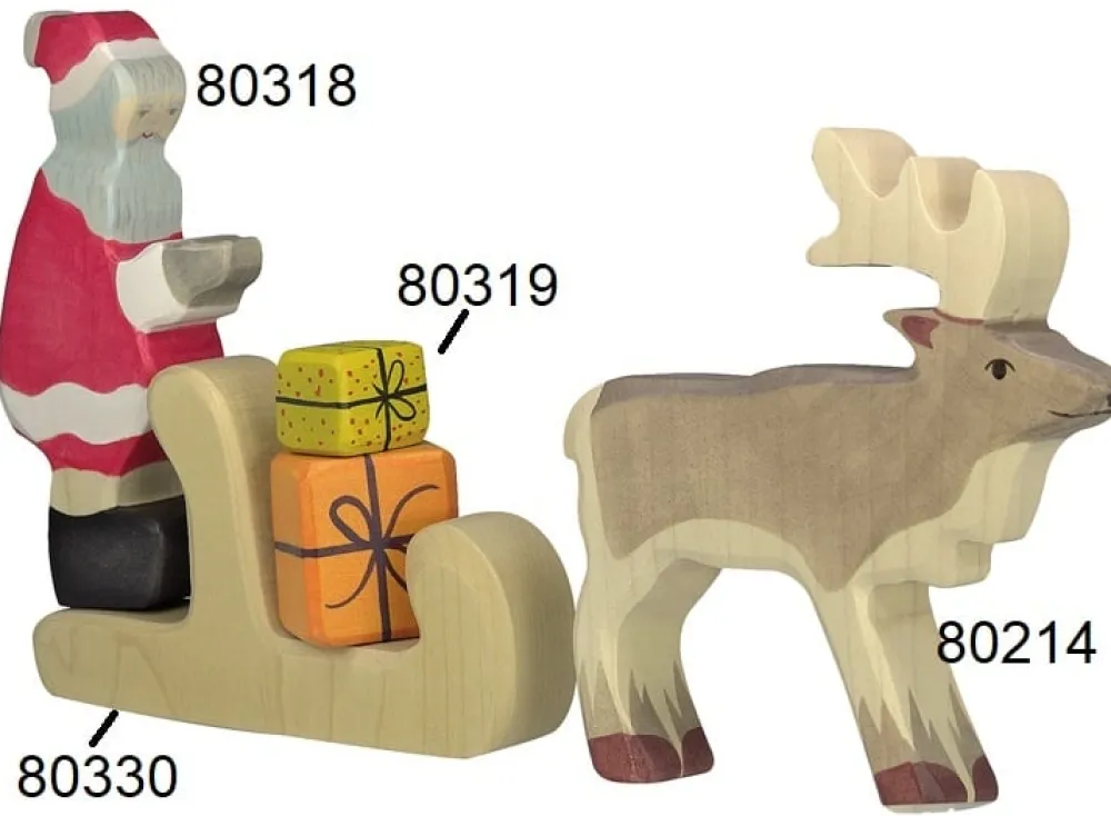 Holztiger Wilde Dieren|Kerst En Seizoen^Rendier 80214