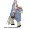 Holztiger Figuren En Toebehoren^Ridder Rijdend Blauwe Mantel 80247