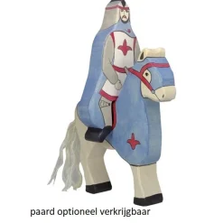 Holztiger Figuren En Toebehoren^Ridder Rijdend Blauwe Mantel 80247