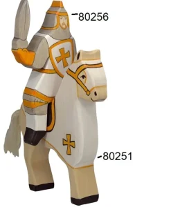 Holztiger Figuren En Toebehoren^Ridder Rijdend Wit 80256