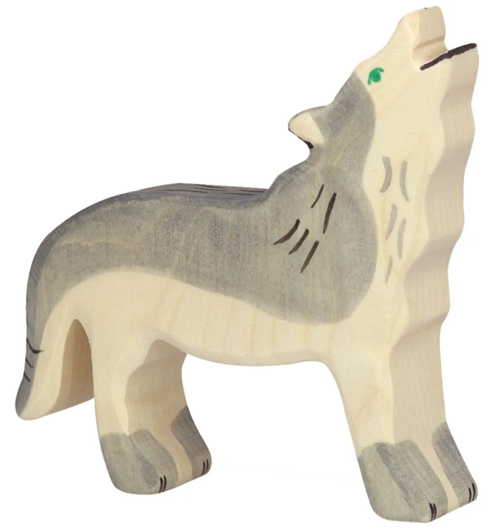 Holztiger Bosdieren|Hondachtigen^Wolf Kop Omhoog 80109