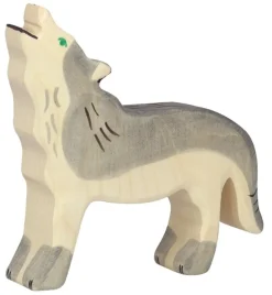 Holztiger Bosdieren|Hondachtigen^Wolf Kop Omhoog 80109