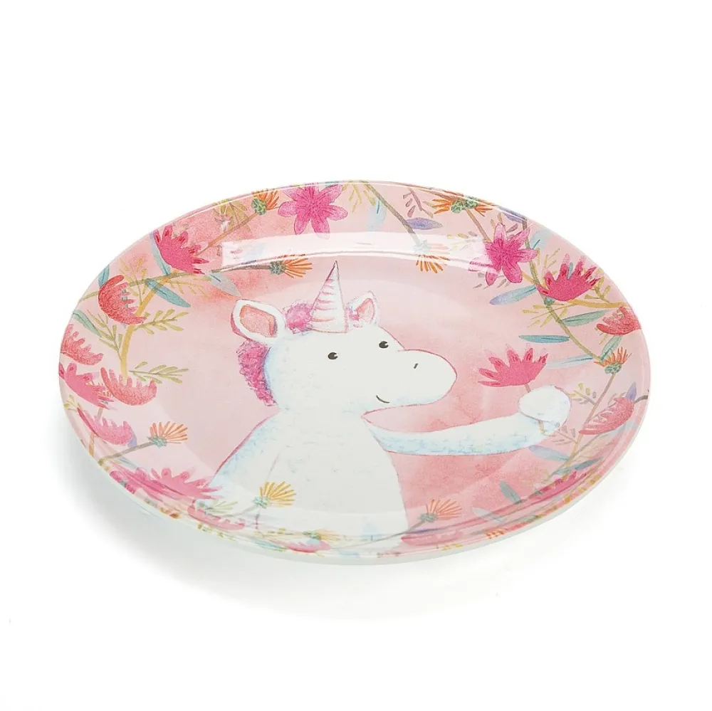 Jellycat Kinderservies^Bord Eenhoorn Unicorn Dreams Melamine
