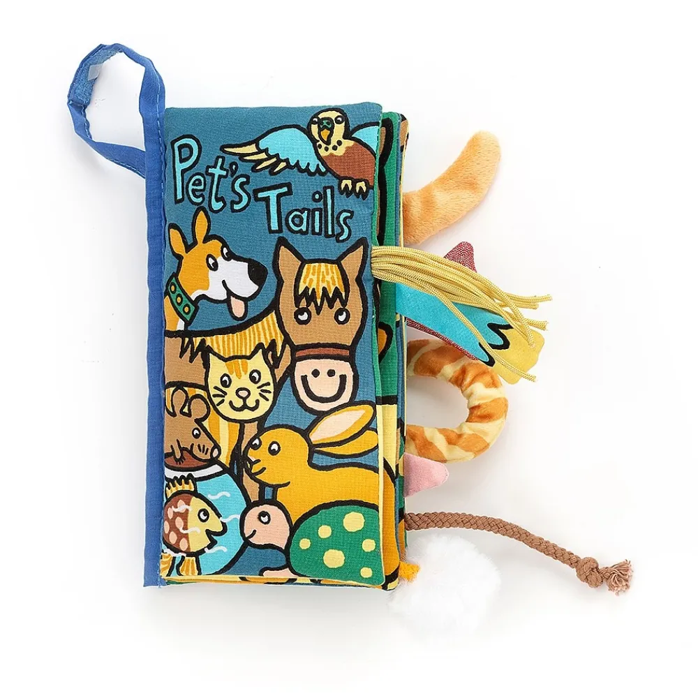 Jellycat Babyspeelgoed|Voelboeken^Knisperboek Staartenboek Pet Tails