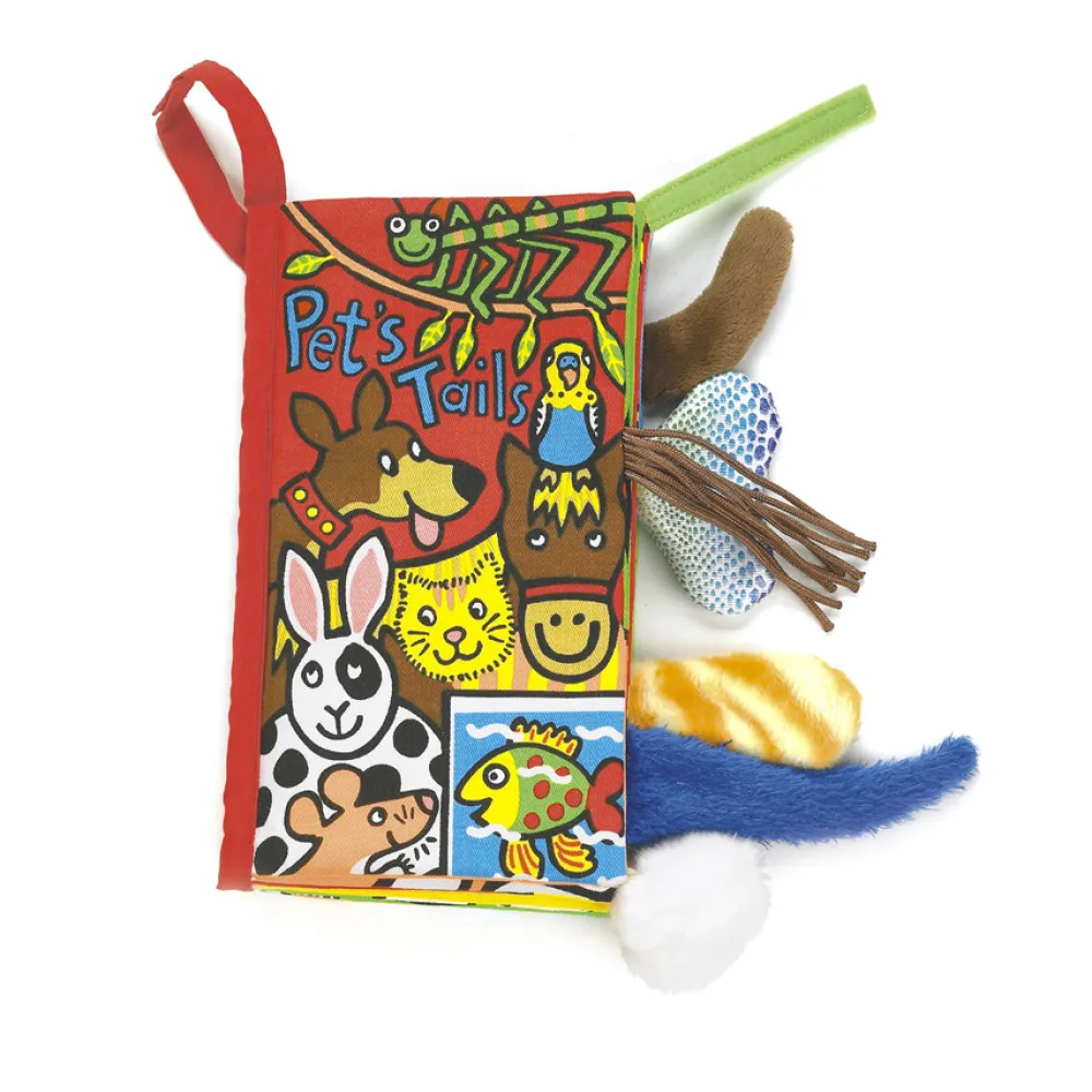 Jellycat Babyspeelgoed|Voelboeken^Knisperboek Staartenboek Pet Tails