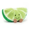 Jellycat Food & Drink^Knuffel Amuseable Limoen Slice of Lime