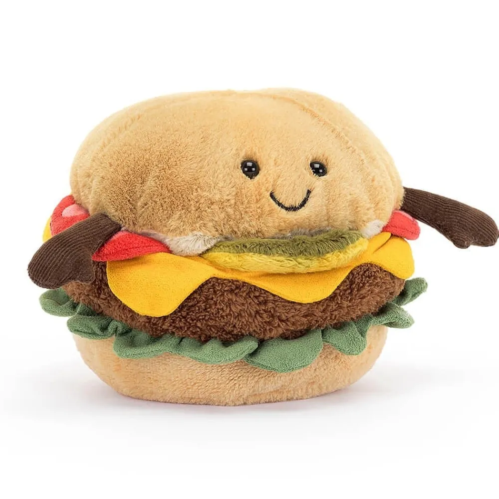 Jellycat Food & Drink^Knuffel Amuseable Burger